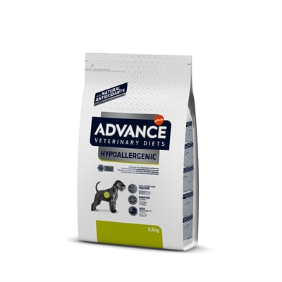 ADVANCE VETERINARY DIET Hypoallergene Hondenvoeding 2,5 KG – Compleet dieetvoer