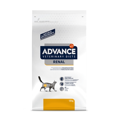 ADVANCE VETERINARY DIET Kattenvoer Renal Nieren 1,5 kg – Laag Fosfor