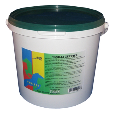 MERKLOOS Paardensupplement VANILIA IJSLANDS ZEEWIER met 60+ mineralen en vitamines - Natuurlijk zeewier - 3,5 kg