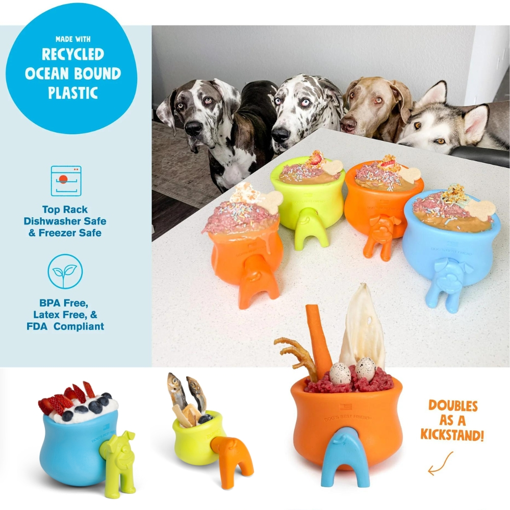 West Paw Toppl Stopper Tangerine 2-pack – Milieuvriendelijk Accessoire