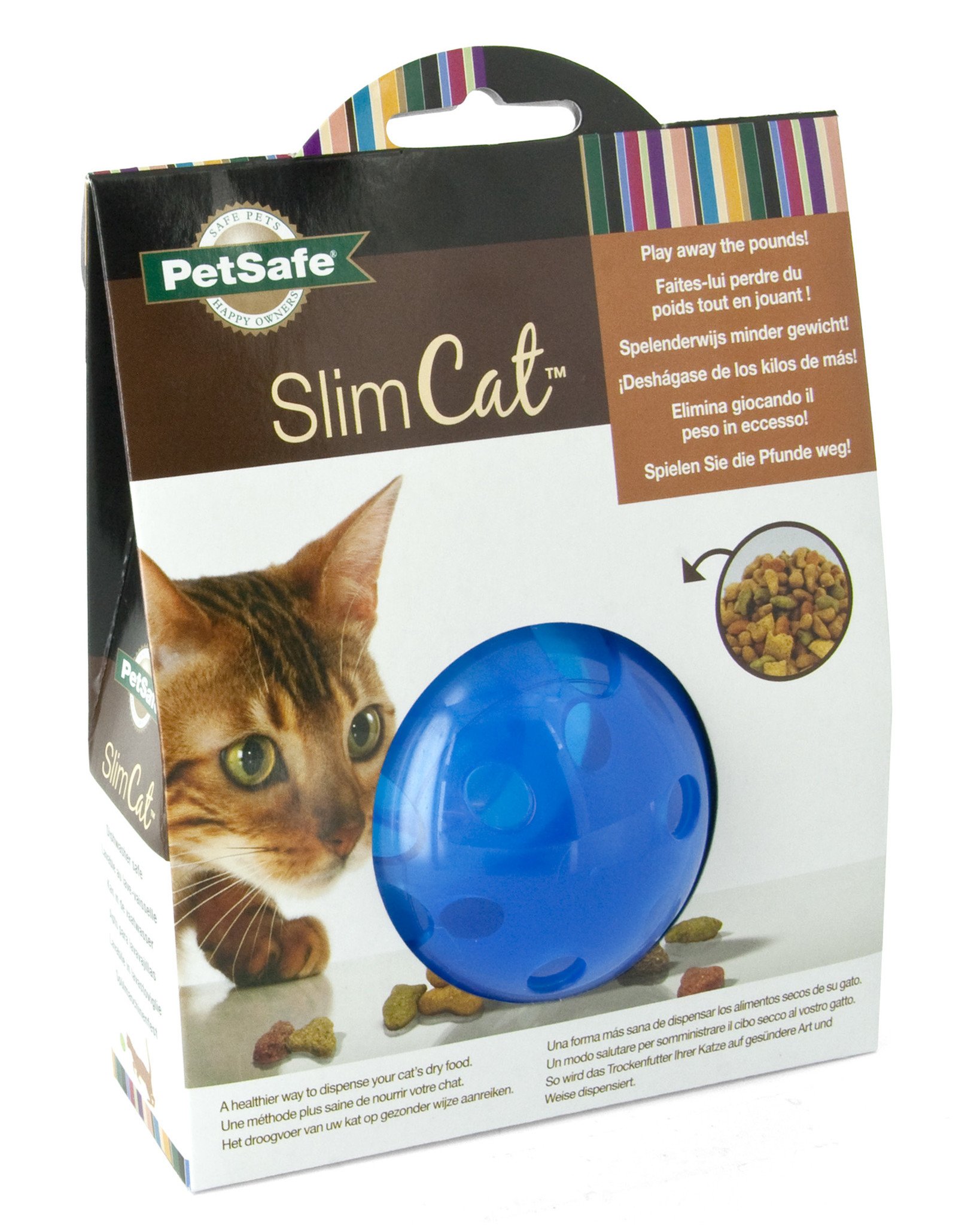 PetSafe SlimCat Voerbal voor katten – Blauw