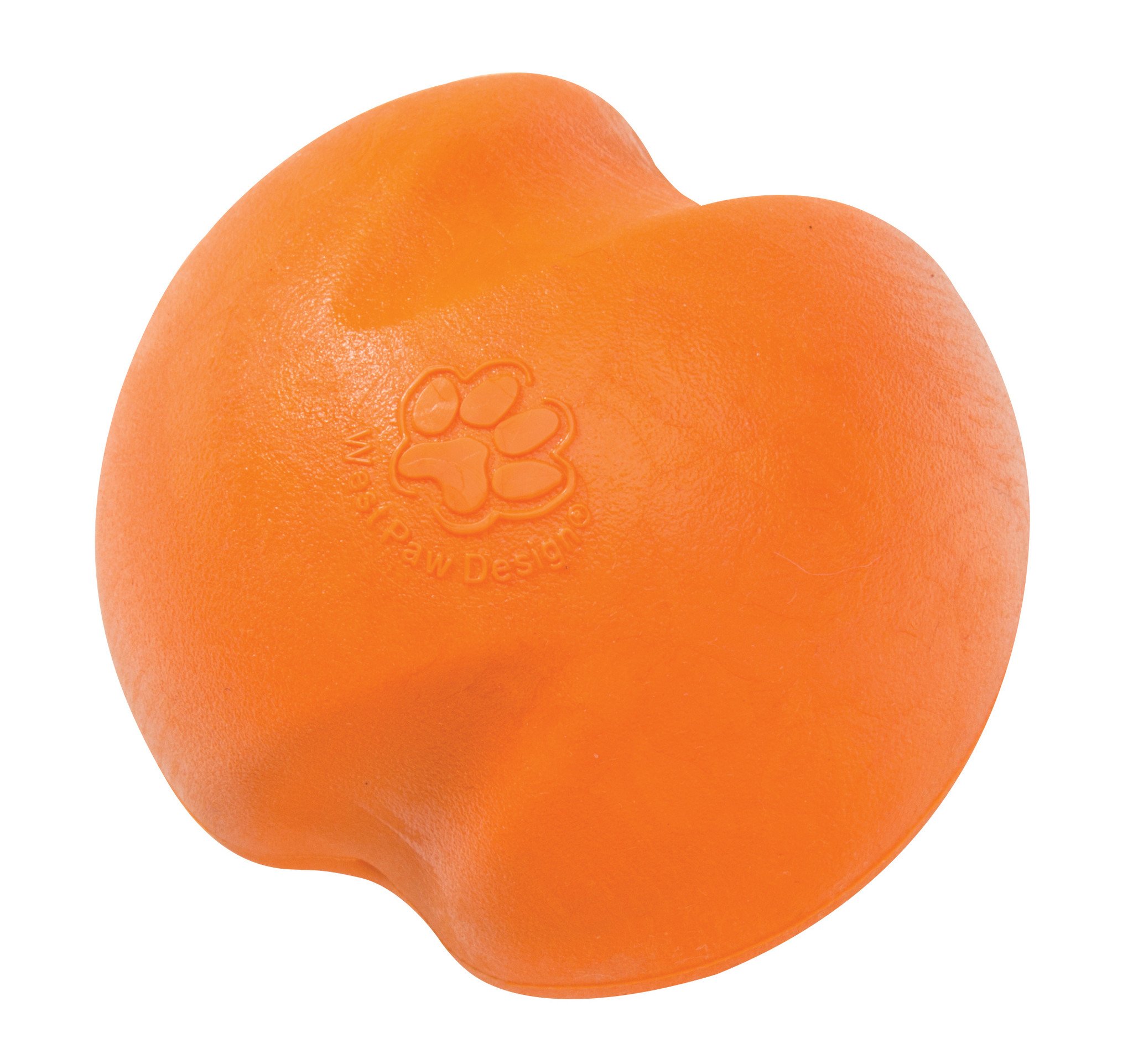 West Paw hondenbal Zogoflex Jive L – Tangerine Oranje, 8,25 cm