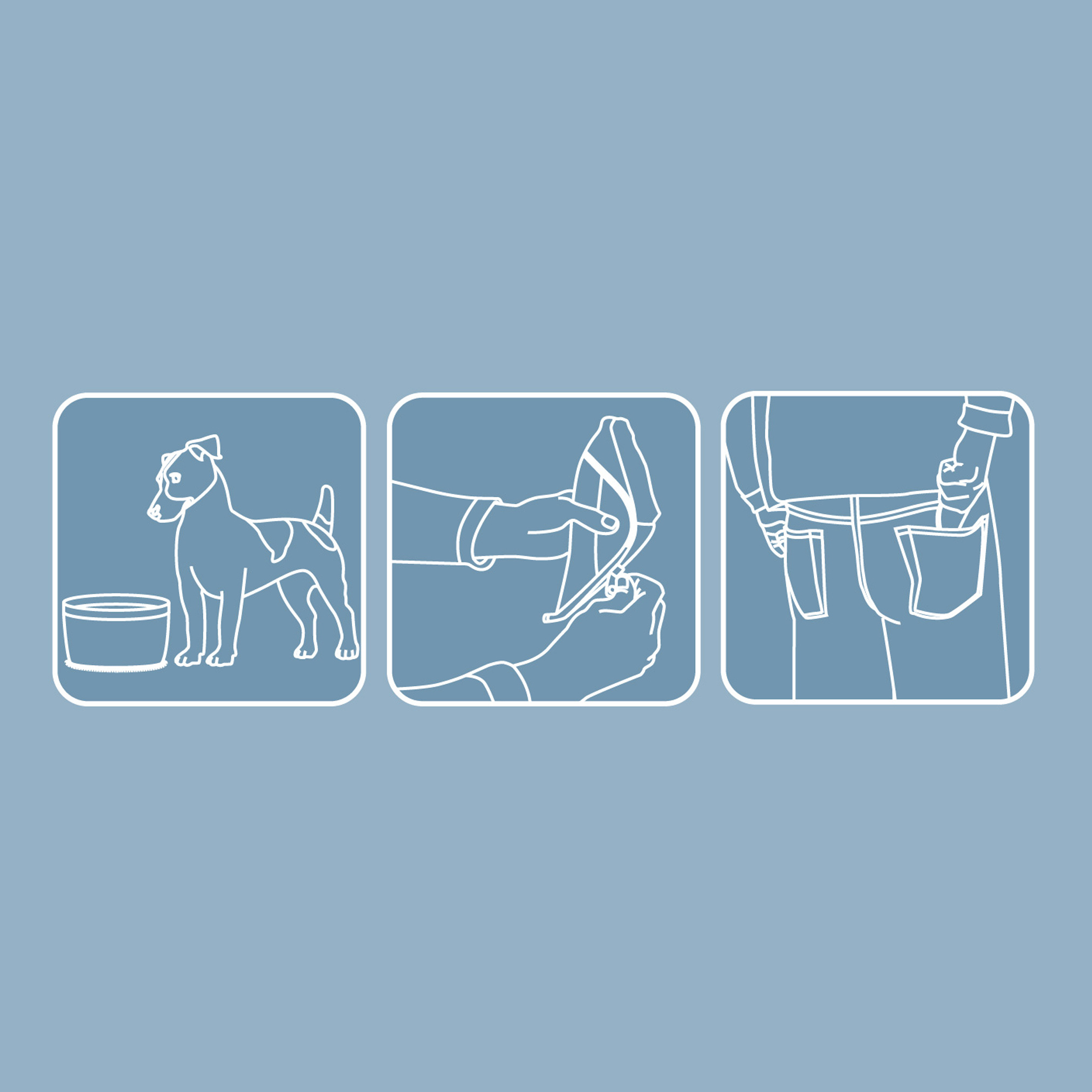 Kurgo Hondenvoerbak Zippy Bowl Blauw – Lichtgewicht en Vouwbaar